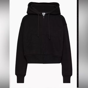 TNA Cozy Fleece Boyfriend Boxy Zip Up Hoodie